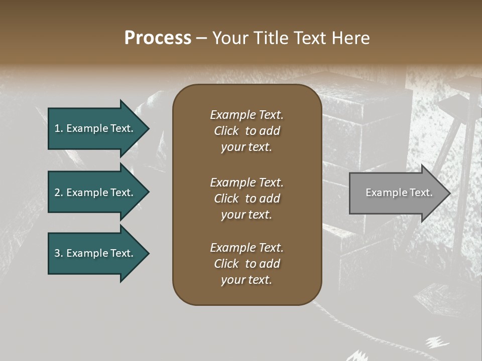 A Black And White Picture Of A Man In A Room PowerPoint Template