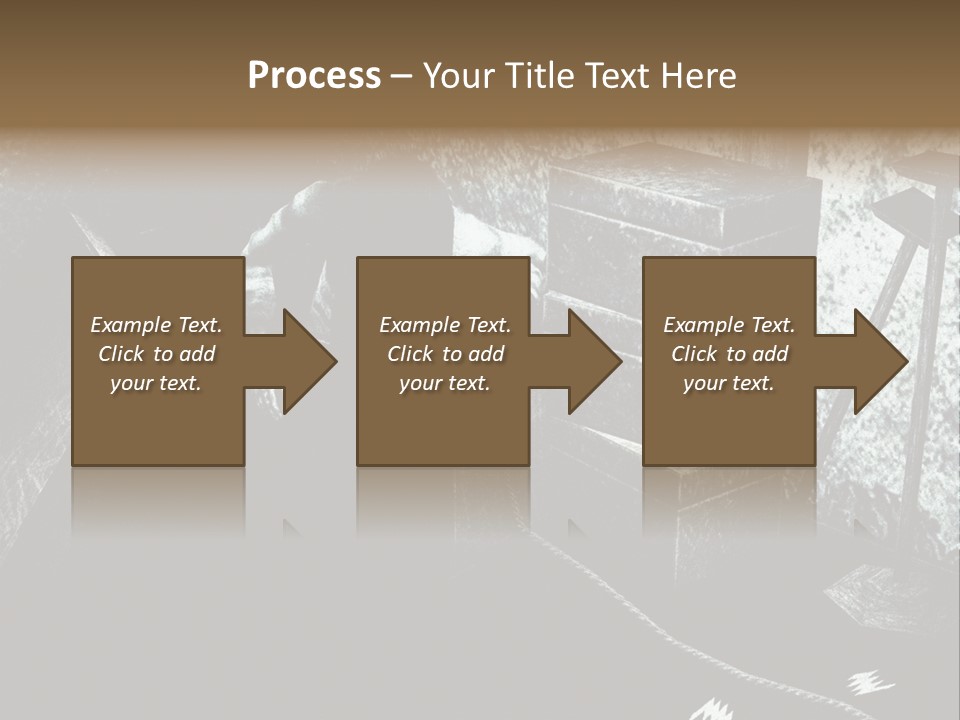 A Black And White Picture Of A Man In A Room PowerPoint Template