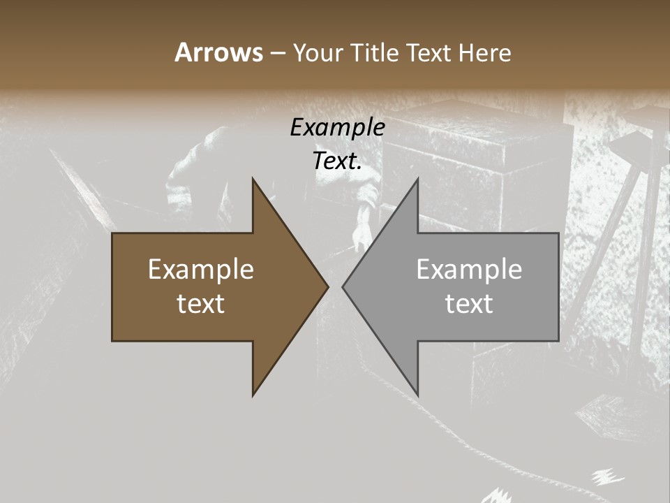 A Black And White Picture Of A Man In A Room PowerPoint Template