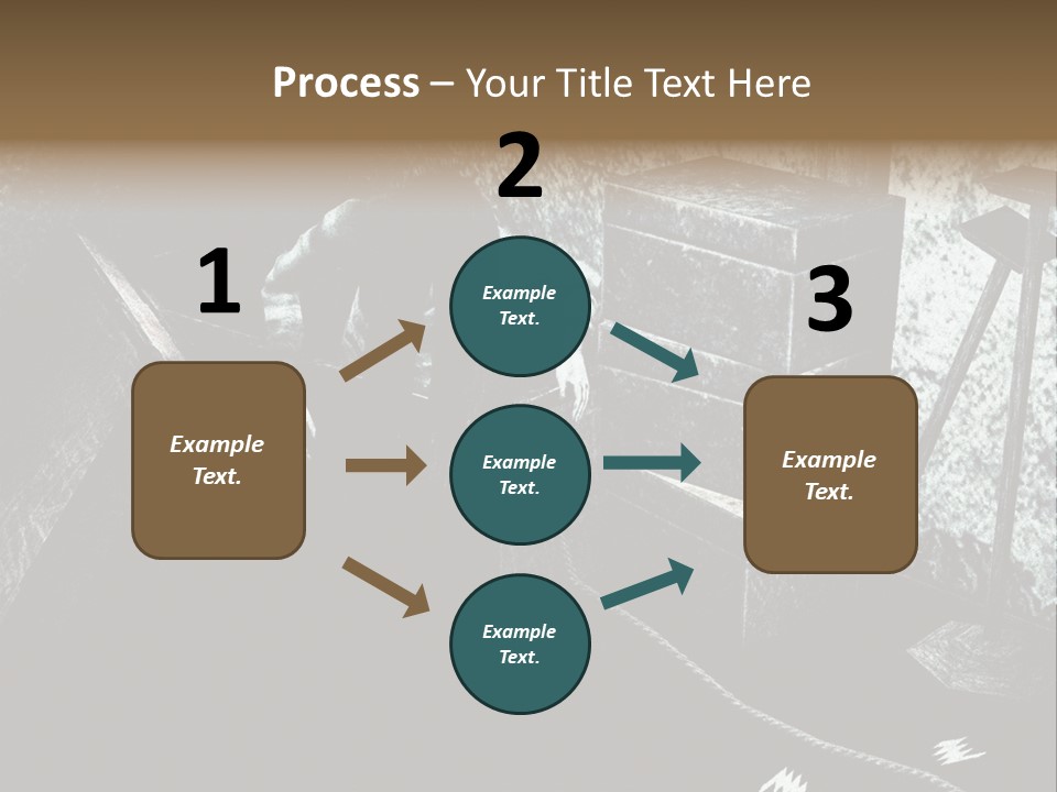 A Black And White Picture Of A Man In A Room PowerPoint Template