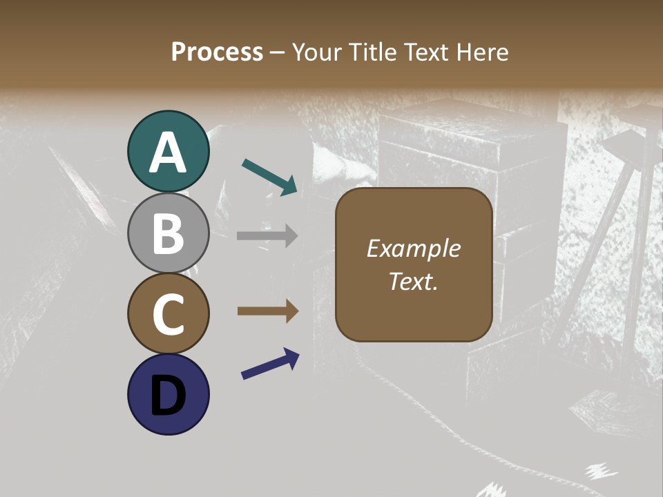 A Black And White Picture Of A Man In A Room PowerPoint Template