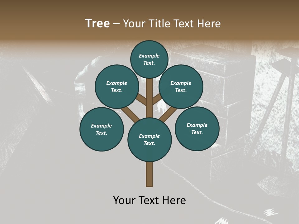 A Black And White Picture Of A Man In A Room PowerPoint Template