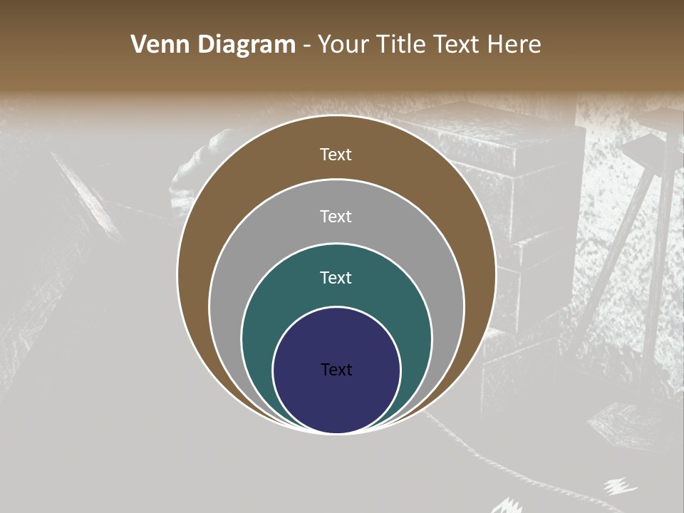 A Black And White Picture Of A Man In A Room PowerPoint Template