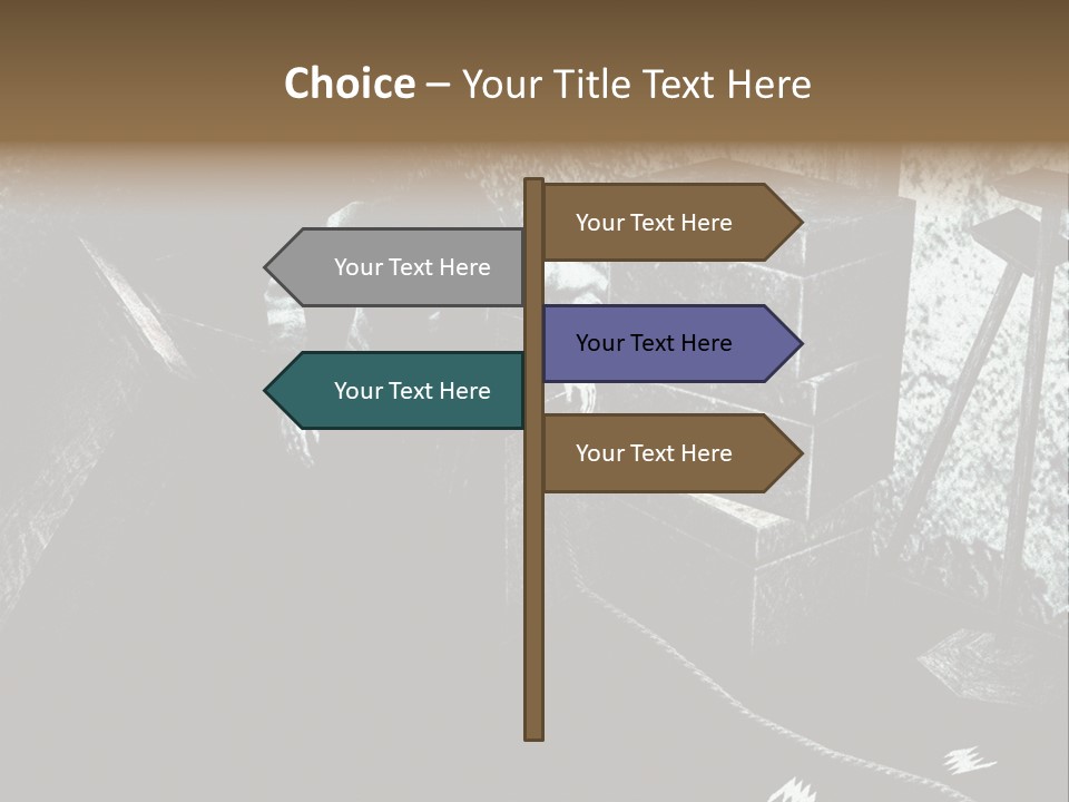 A Black And White Picture Of A Man In A Room PowerPoint Template