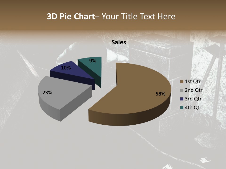 A Black And White Picture Of A Man In A Room PowerPoint Template