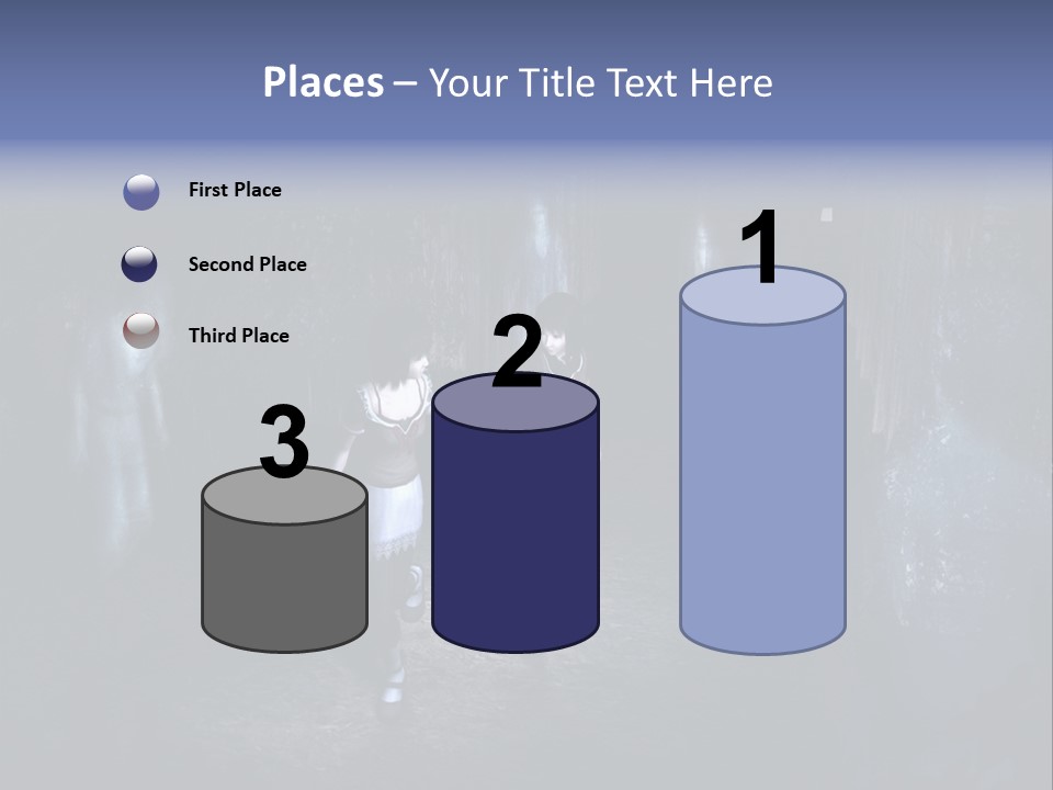 A Couple Of Women Walking Through A Dark Tunnel PowerPoint Template