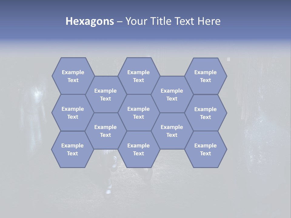 A Couple Of Women Walking Through A Dark Tunnel PowerPoint Template