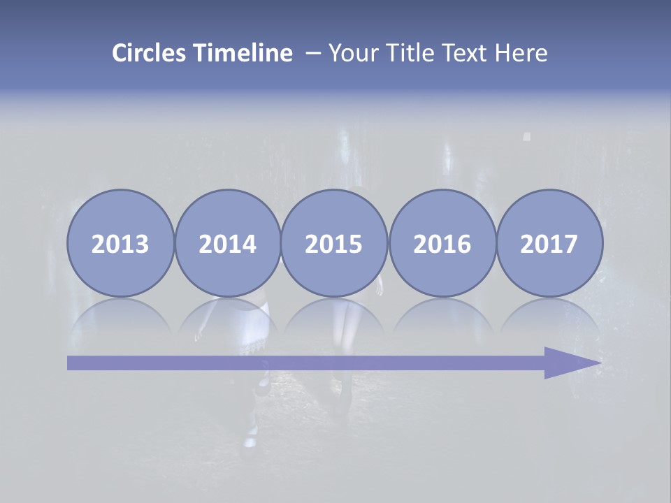 A Couple Of Women Walking Through A Dark Tunnel PowerPoint Template