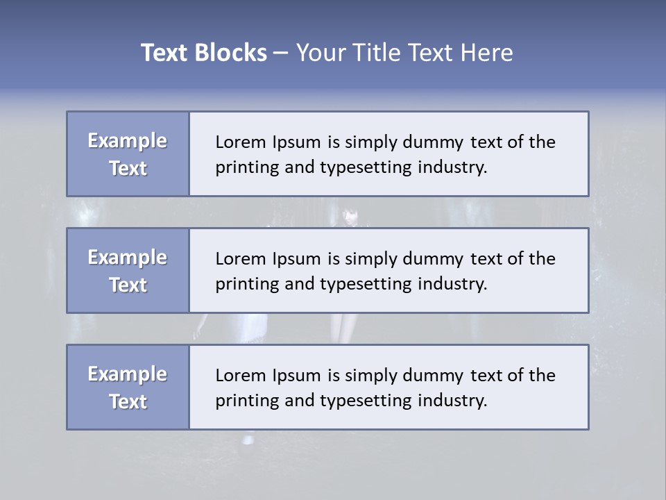 A Couple Of Women Walking Through A Dark Tunnel PowerPoint Template