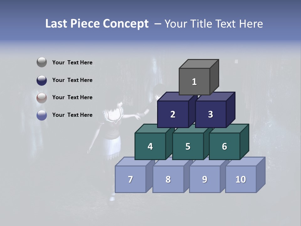 A Couple Of Women Walking Through A Dark Tunnel PowerPoint Template