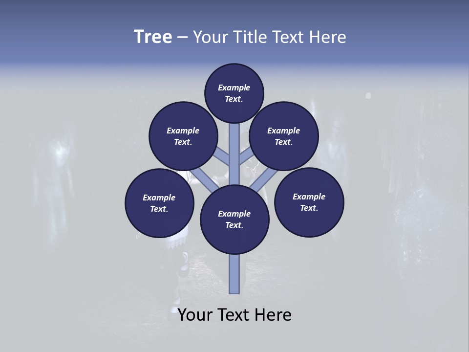 A Couple Of Women Walking Through A Dark Tunnel PowerPoint Template