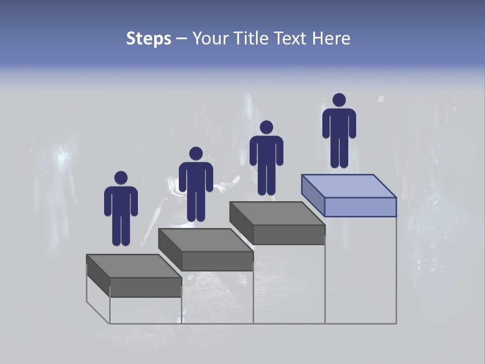 A Couple Of Women Walking Through A Dark Tunnel PowerPoint Template