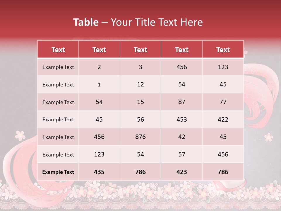 A Woman With Long Hair And A Pink Dress PowerPoint Template