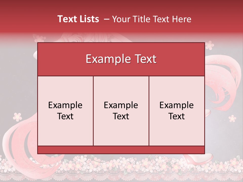 A Woman With Long Hair And A Pink Dress PowerPoint Template
