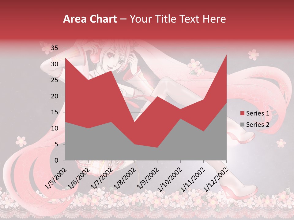 A Woman With Long Hair And A Pink Dress PowerPoint Template