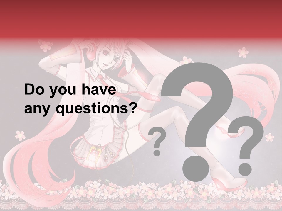 A Woman With Long Hair And A Pink Dress PowerPoint Template