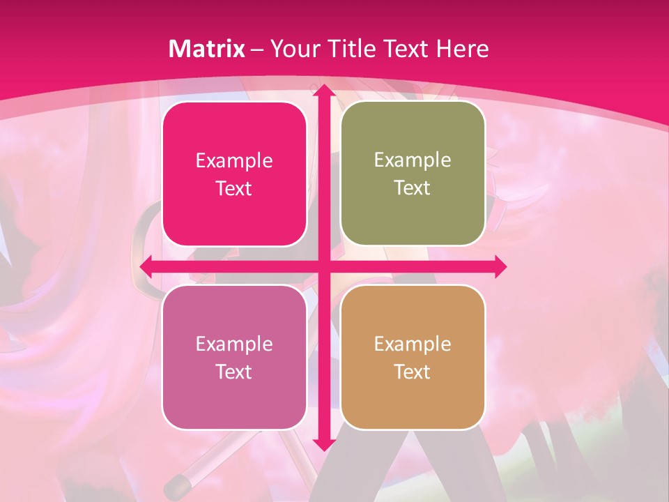 A Woman In A Short Skirt Holding A Hair Dryer PowerPoint Template