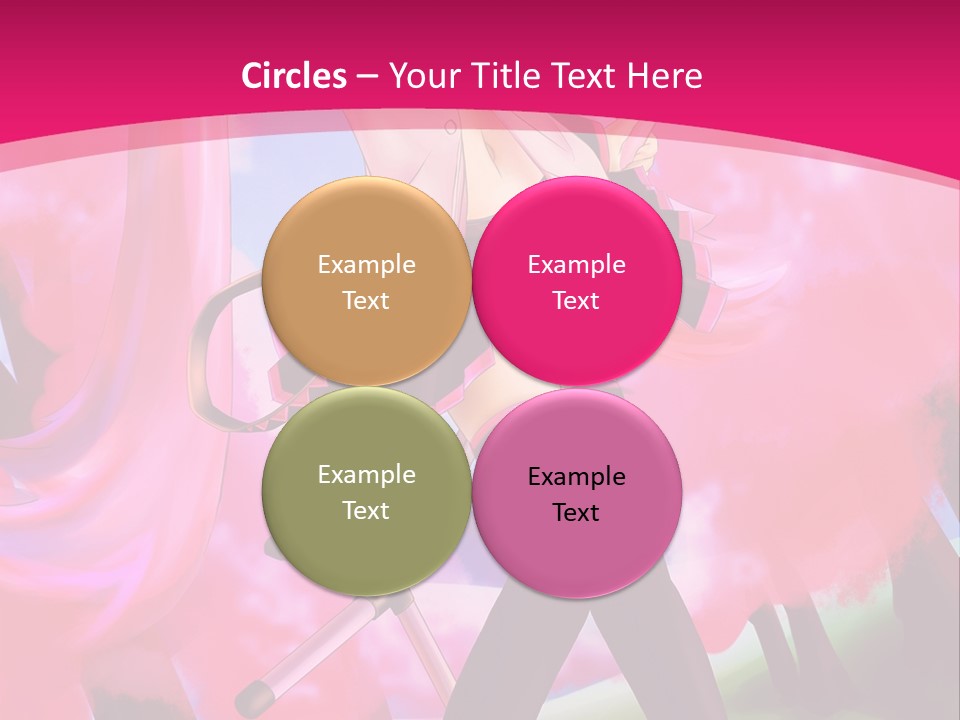 A Woman In A Short Skirt Holding A Hair Dryer PowerPoint Template