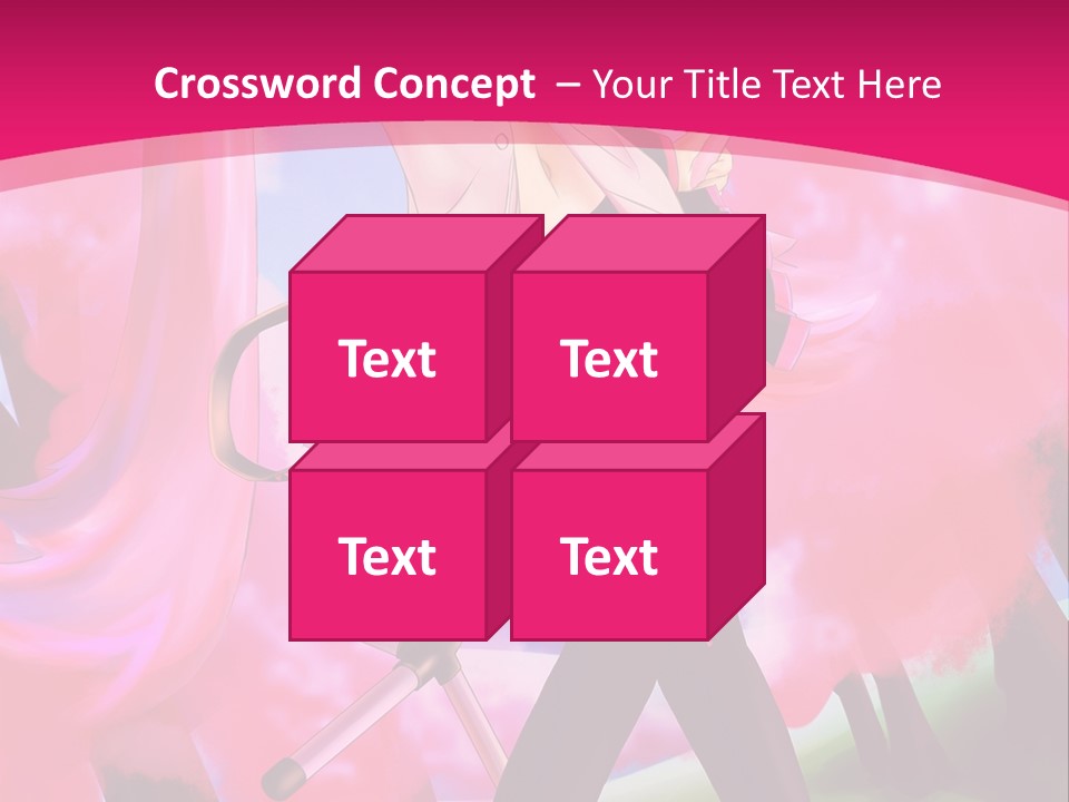 A Woman In A Short Skirt Holding A Hair Dryer PowerPoint Template