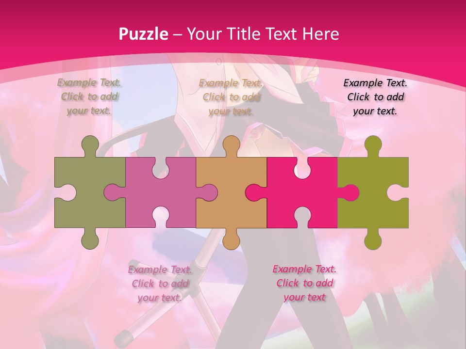 A Woman In A Short Skirt Holding A Hair Dryer PowerPoint Template