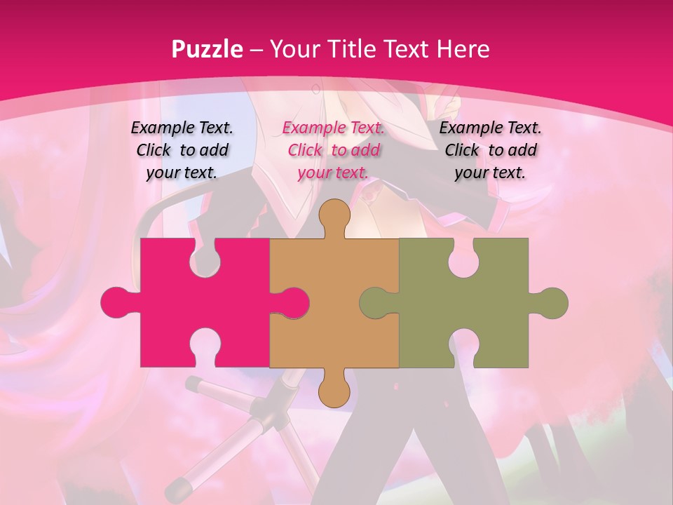 A Woman In A Short Skirt Holding A Hair Dryer PowerPoint Template