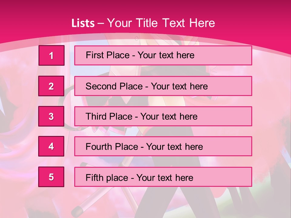 A Woman In A Short Skirt Holding A Hair Dryer PowerPoint Template