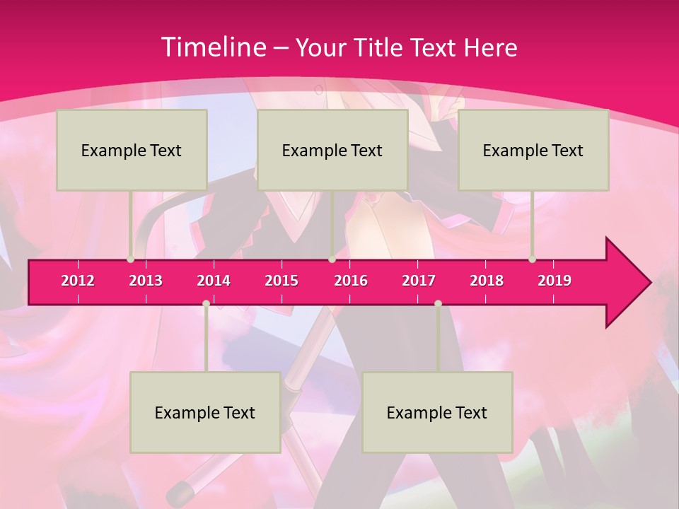 A Woman In A Short Skirt Holding A Hair Dryer PowerPoint Template