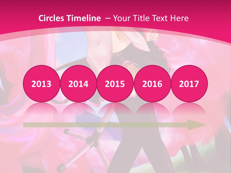 A Woman In A Short Skirt Holding A Hair Dryer PowerPoint Template