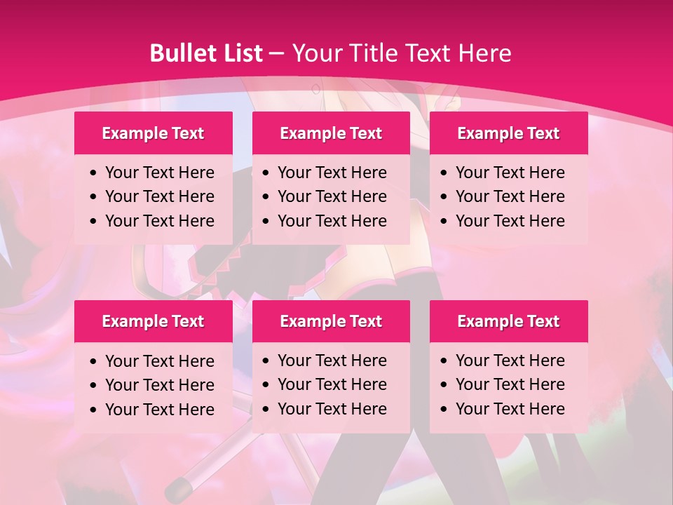 A Woman In A Short Skirt Holding A Hair Dryer PowerPoint Template