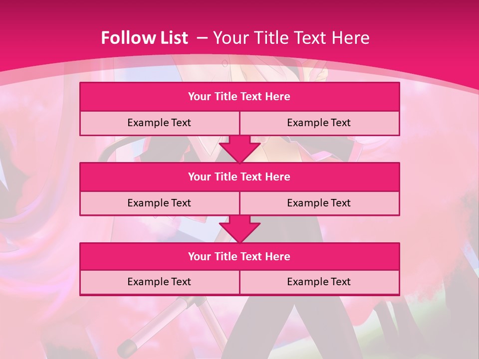 A Woman In A Short Skirt Holding A Hair Dryer PowerPoint Template