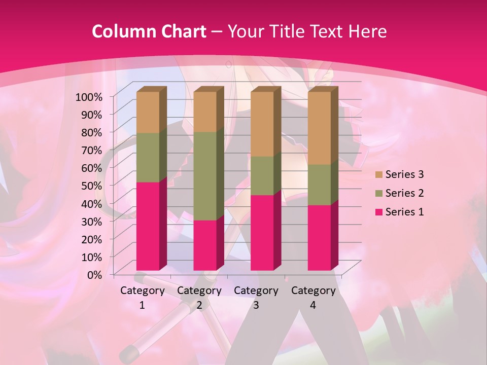 A Woman In A Short Skirt Holding A Hair Dryer PowerPoint Template