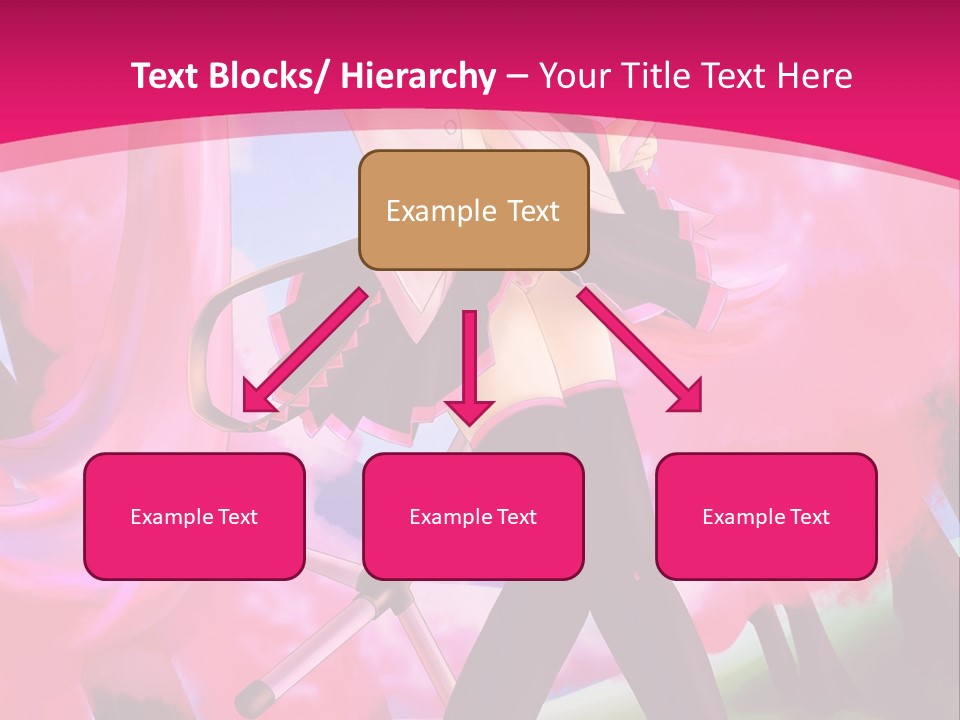 A Woman In A Short Skirt Holding A Hair Dryer PowerPoint Template