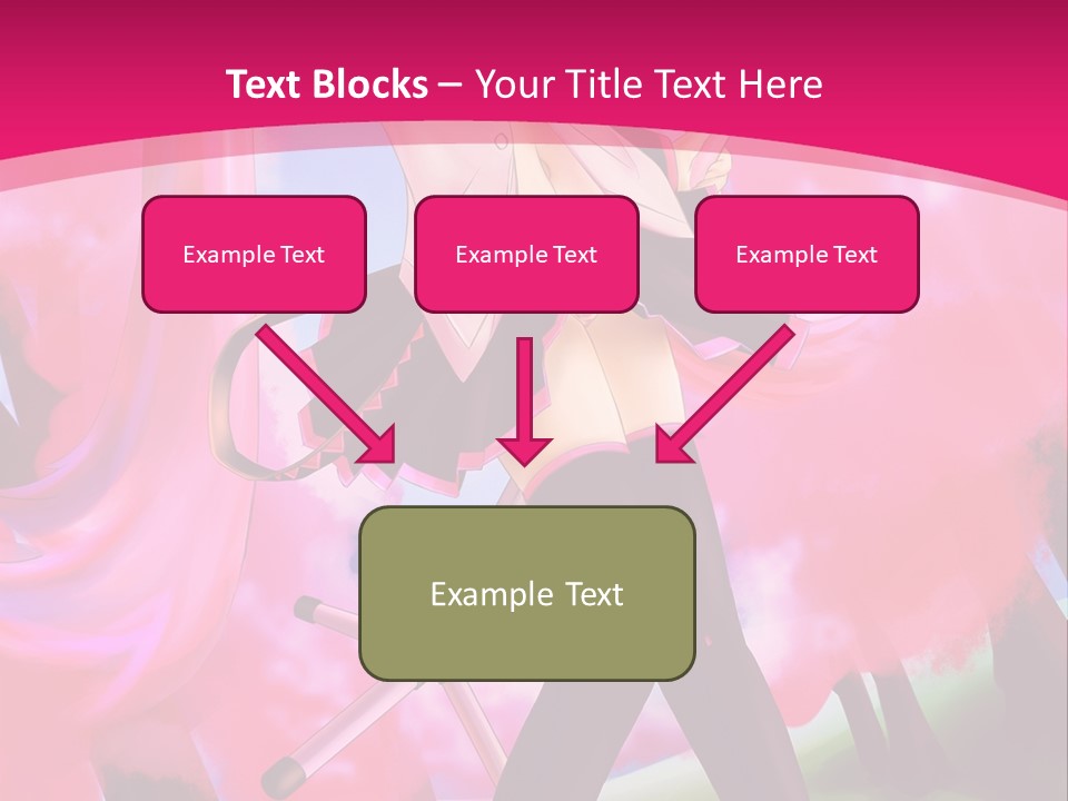 A Woman In A Short Skirt Holding A Hair Dryer PowerPoint Template