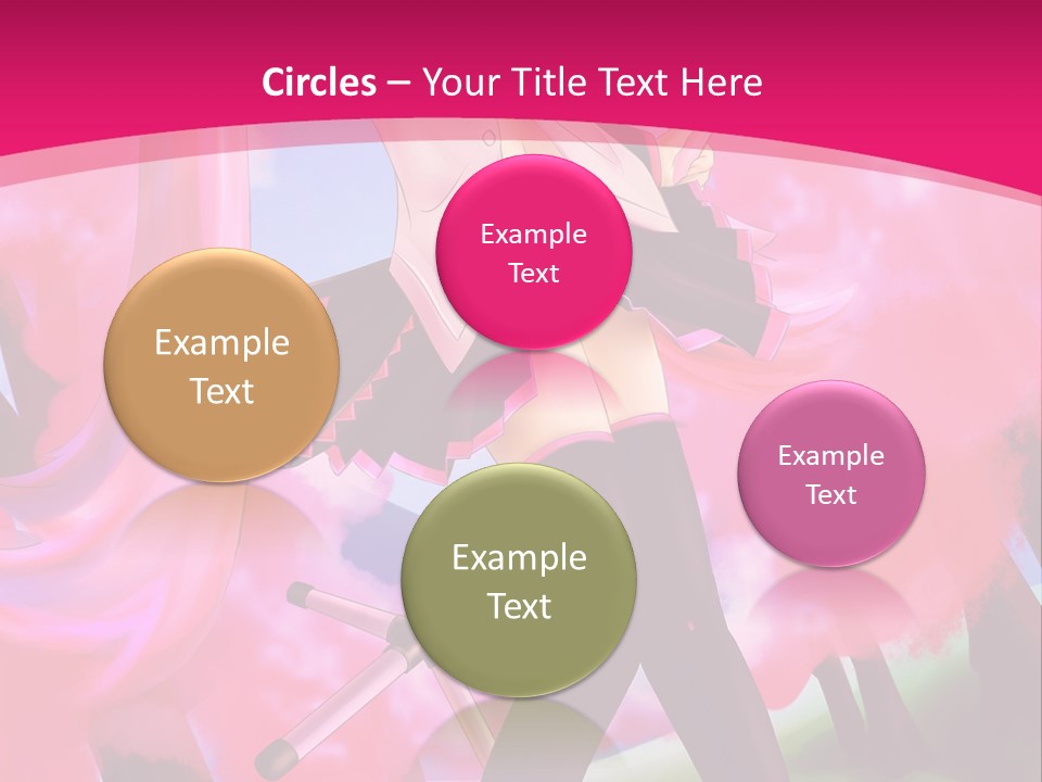 A Woman In A Short Skirt Holding A Hair Dryer PowerPoint Template