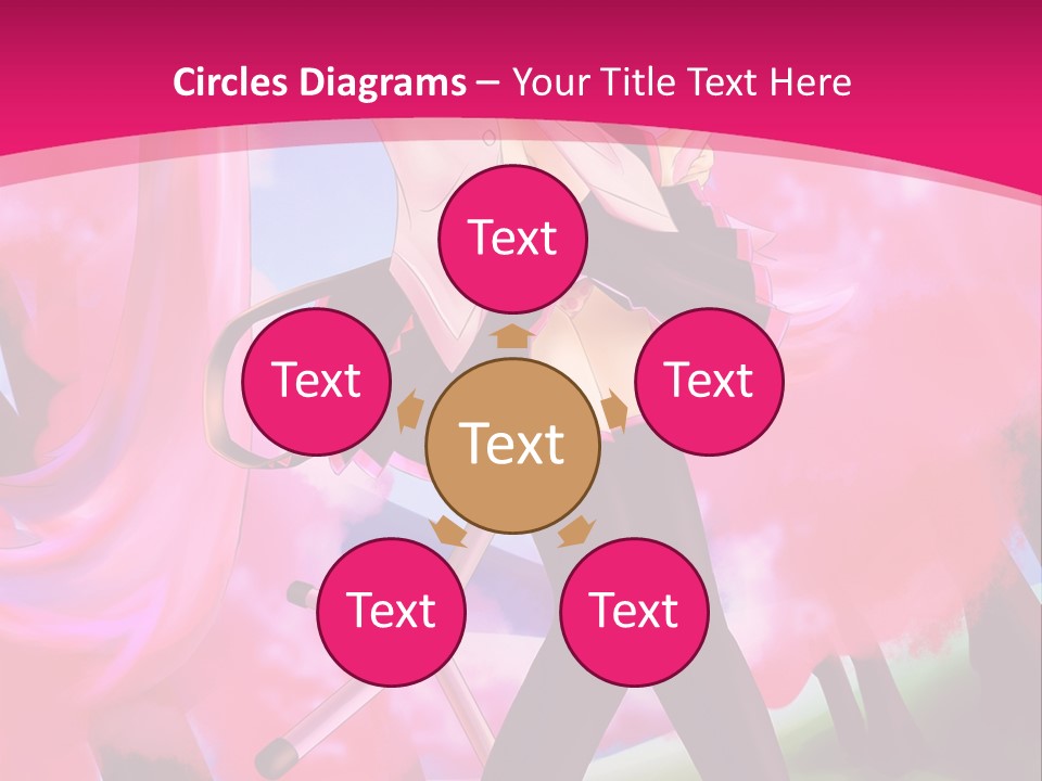 A Woman In A Short Skirt Holding A Hair Dryer PowerPoint Template