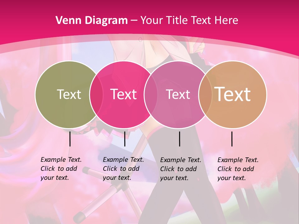 A Woman In A Short Skirt Holding A Hair Dryer PowerPoint Template