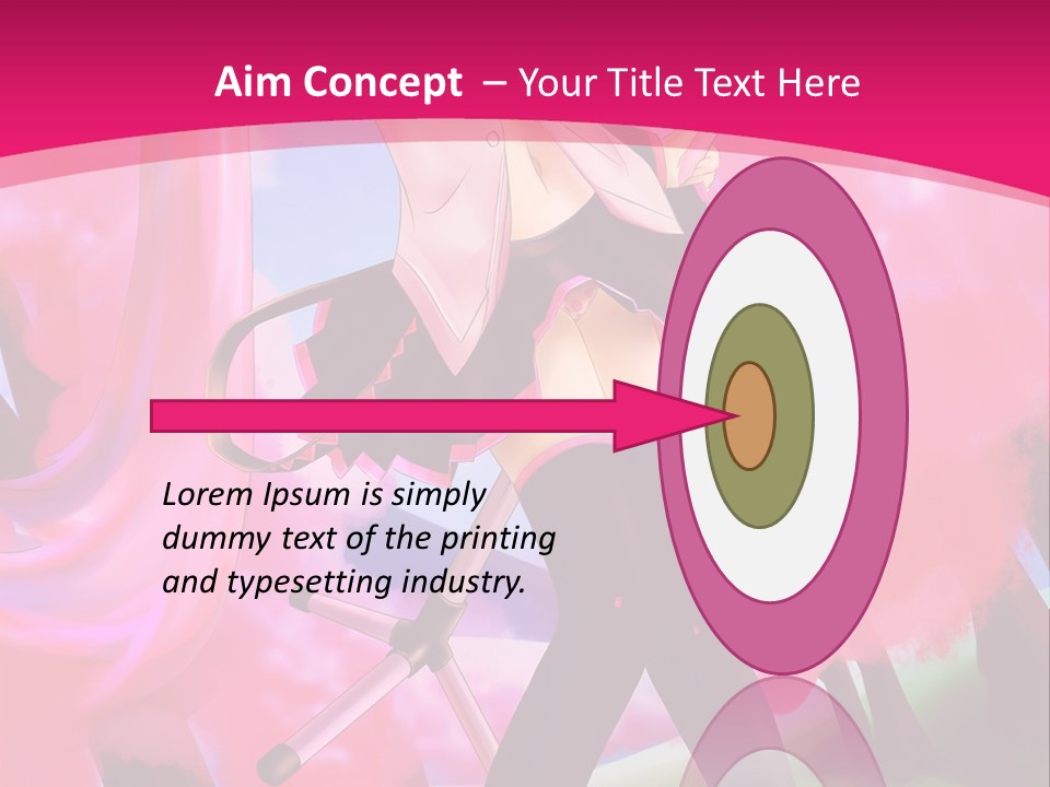 A Woman In A Short Skirt Holding A Hair Dryer PowerPoint Template