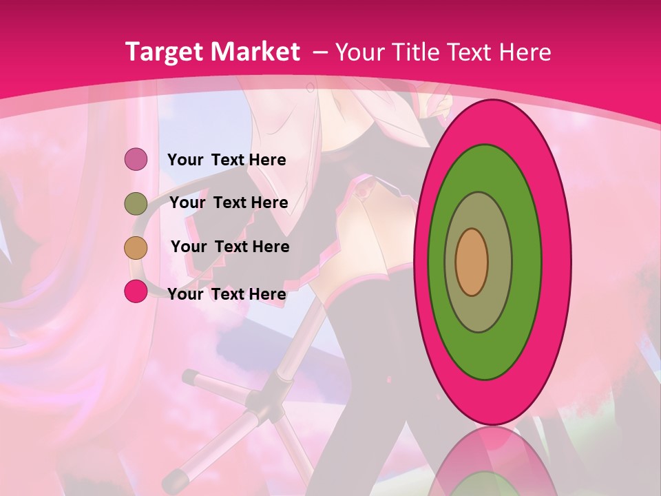 A Woman In A Short Skirt Holding A Hair Dryer PowerPoint Template