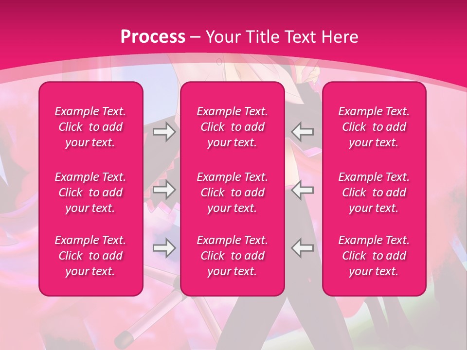 A Woman In A Short Skirt Holding A Hair Dryer PowerPoint Template