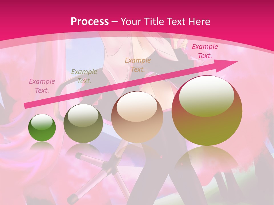 A Woman In A Short Skirt Holding A Hair Dryer PowerPoint Template