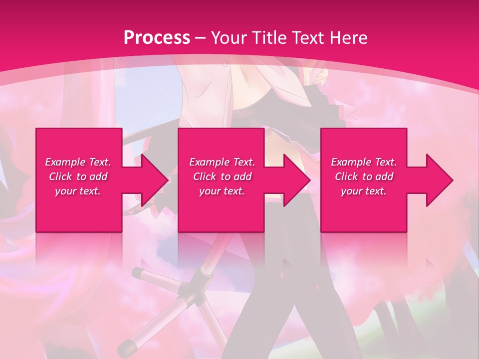 A Woman In A Short Skirt Holding A Hair Dryer PowerPoint Template