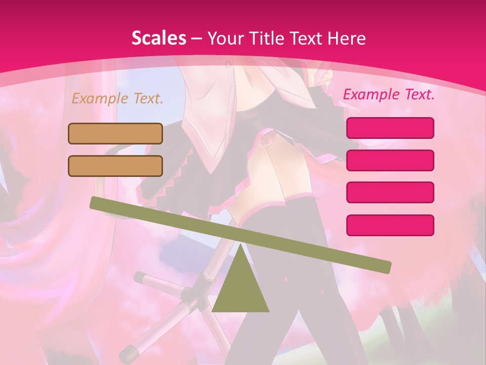 A Woman In A Short Skirt Holding A Hair Dryer PowerPoint Template