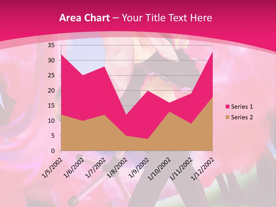 A Woman In A Short Skirt Holding A Hair Dryer PowerPoint Template