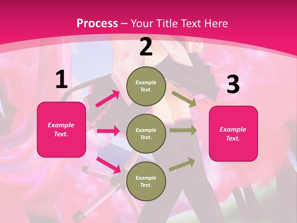 A Woman In A Short Skirt Holding A Hair Dryer PowerPoint Template