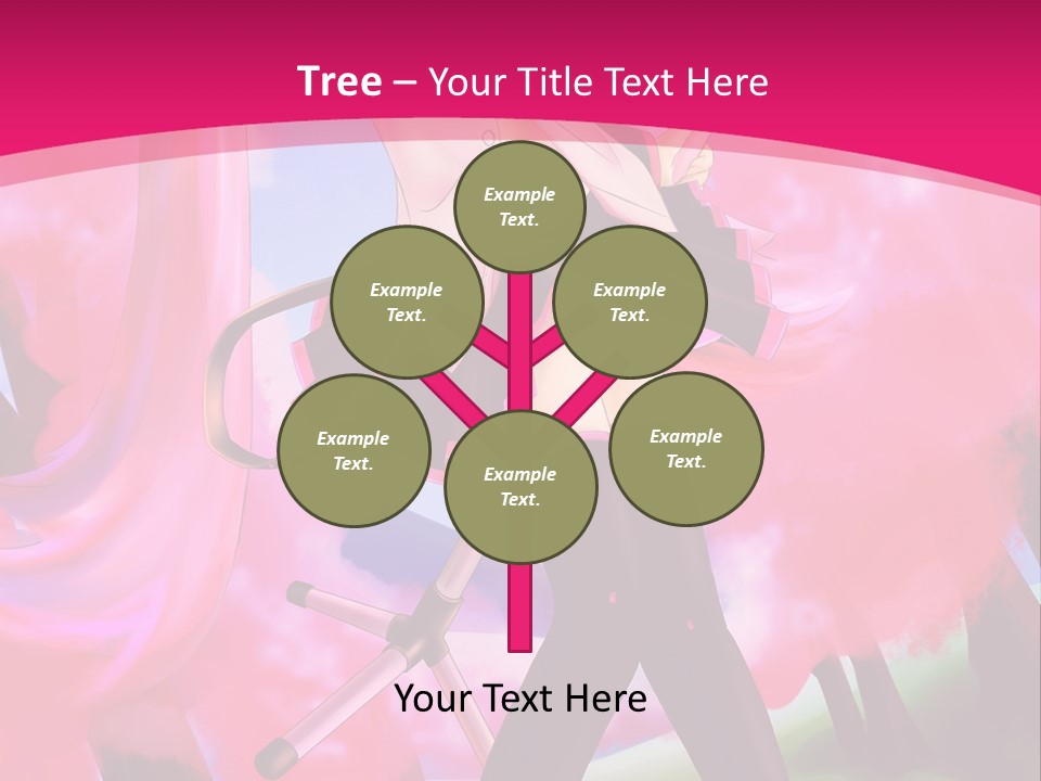 A Woman In A Short Skirt Holding A Hair Dryer PowerPoint Template