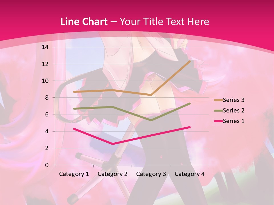 A Woman In A Short Skirt Holding A Hair Dryer PowerPoint Template