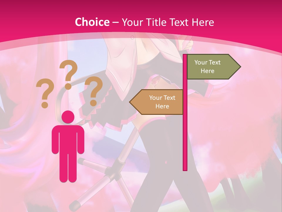 A Woman In A Short Skirt Holding A Hair Dryer PowerPoint Template