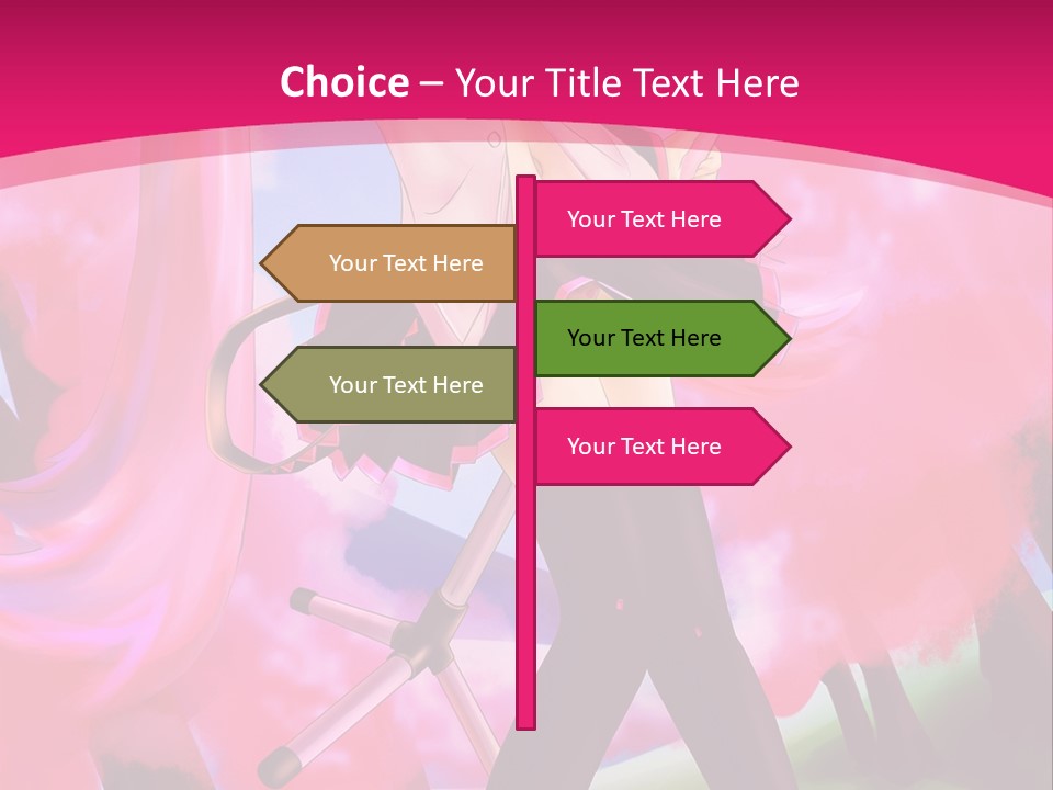 A Woman In A Short Skirt Holding A Hair Dryer PowerPoint Template