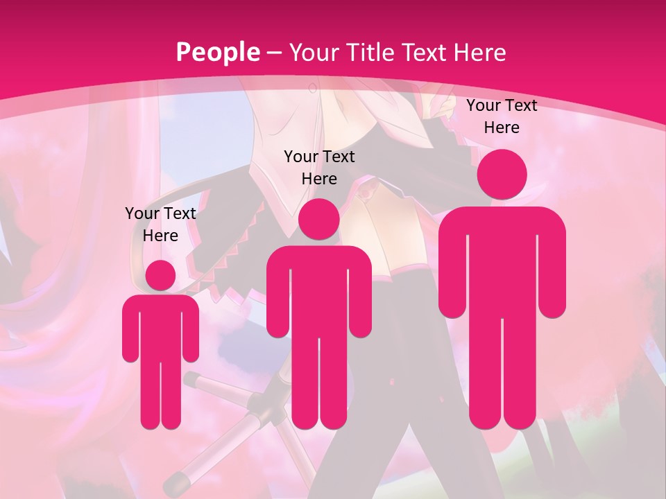 A Woman In A Short Skirt Holding A Hair Dryer PowerPoint Template