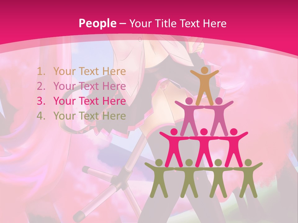 A Woman In A Short Skirt Holding A Hair Dryer PowerPoint Template